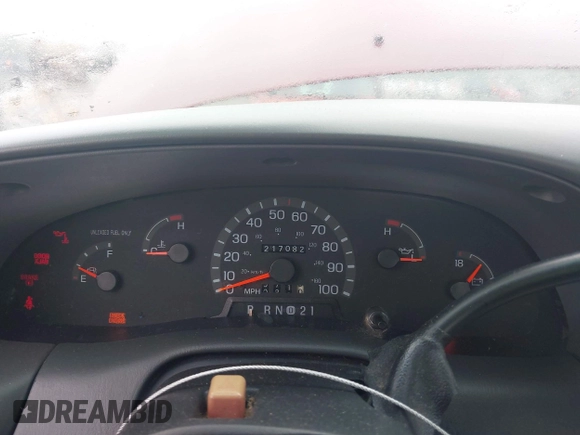 1997 Ford F-150 with VIN 1FTDF176XVNB00018, listed as a IAAI auction lot 42467851 with 217,082 mi miles and . Bid and sale history available at DreamBid. Image 7.