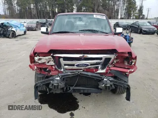2009 Ford Ranger XLT with VIN 1FTYR44E19PA12488, listed as a Copart auction lot 42114385 with 55,023 mi miles and Salvage Title. Bid and sale history available at carsss.com. Image 5.