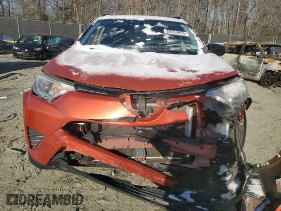 2016 Toyota RAV4 LE with VIN JTMZFREV4GJ088067, listed as a Copart auction lot 89363995 with 85,573 mi miles and Salvage Title. Bid and sale history available at carsss.com. Image 5.
