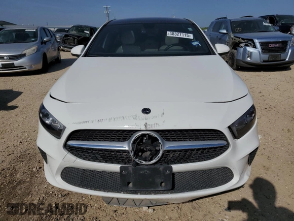 2021 Mercedes-Benz A 220 with VIN W1K3G4EBXMJ268599, listed as a Copart auction lot 48327115 with 75,781 mi miles and Salvage Title. Bid and sale history available at DreamBid. Image 5.