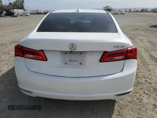 2018 Acura TLX w/Technology Pkg with VIN 19UUB1F50JA003840, listed as a Copart auction lot 50832675 with 75,427 mi miles and Salvage Title. Bid and sale history available at carsss.com. Image 6.