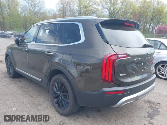 2021 Kia Telluride SX with VIN 5XYP5DHC6MG164200, listed as a IAAI auction lot 42176716 with 143,783 mi miles and . Bid and sale history available at DreamBid. Image 3.