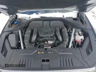2022 Genesis GV70 Sport with VIN KMUMCDTC8NU022430, listed as a Copart auction lot 42189715 with 8,291 mi miles and Salvage title. Bid and sale history available at DreamBid. Image 12.