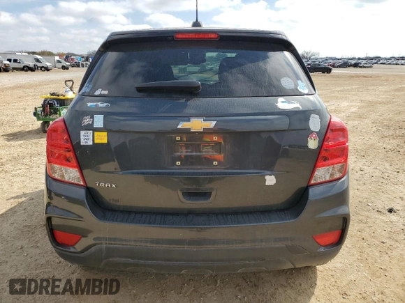 2020 Chevrolet Trax LS with VIN 3GNCJKSB1LL226826, listed as a Copart auction lot 51091065 with 54,592 mi miles and Salvage Title. Bid and sale history available at DreamBid. Image 6.