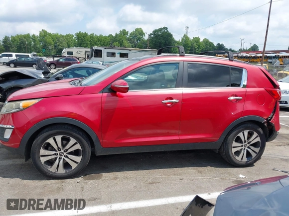 2013 Kia Sportage EX with VIN KNDPC3A27D7475195, listed as a IAAI auction lot 42623097 with 88,728 mi miles and . Bid and sale history available at DreamBid. Image 14.