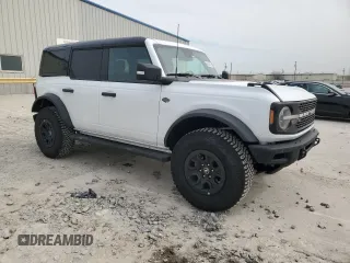 2024 Ford Bronco Wildtrak with VIN 1FMEE2BP6RLB29591, listed as a Copart auction lot 48225165 with 4,466 mi miles and Salvage title. Bid and sale history available at DreamBid. Image 4.