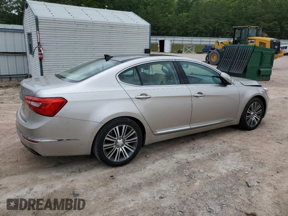 2014 Kia Cadenza Premium z VIN KNALN4D7XE5123003, wystawiony jako Copart lot #56565475 z przebiegiem 104 949 mil mil oraz Tytuł czysty. Historia ofert i sprzedaży dostępna na DreamBid. Obrazek 3.