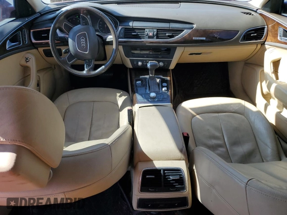 2012 Audi A6 3.0T Premium Plus with VIN WAUGGAFC2CN163853, listed as a Copart auction lot 46657225 with 156,412 mi miles and Salvage Title. Bid and sale history available at carsss.com. Image 8.