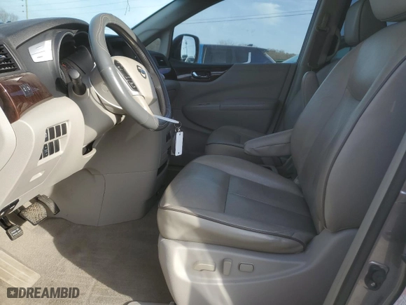 2015 Nissan Quest SL with VIN JN8AE2KP7F9120303, listed as a Copart auction lot 86313694 with 153,271 mi miles and Salvage Title. Bid and sale history available at carsss.com. Image 7.