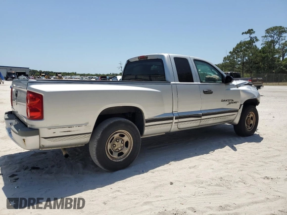2006 Dodge Dakota ST with VIN 1D7HE22K86S505303, listed as a Copart auction lot 54970385 with 170,295 mi miles and Salvage Title. Bid and sale history available at DreamBid. Image 3.