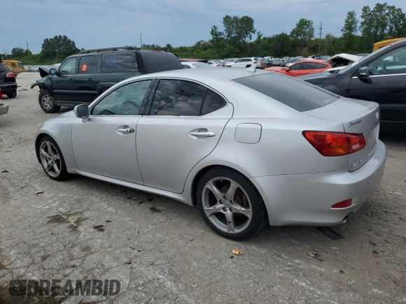 2008 Lexus IS 250 with VIN JTHBK262782065837, listed as a Copart auction lot 75726904 with 181,588 mi miles and Non Repairable. Bid and sale history available at DreamBid. Image 2.