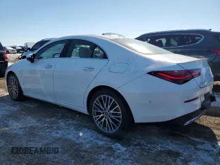 2024 Mercedes-Benz CLA 250 with VIN W1K5J4HB6RN452976, listed as a Copart auction lot 46283815 with 3,868 mi miles and Salvage title. Bid and sale history available at DreamBid. Image 2.