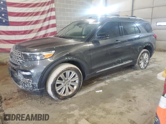 2020 Ford Explorer Limited with VIN 1FM5K8FW1LGC23133, listed as a Copart auction lot 40035984 with 38,642 mi miles. Bid and sale history available at carsss.com. Image 1.