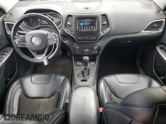 2019 Jeep Cherokee Latitude Plus with VIN 1C4PJMLB9KD191316, listed as a Copart auction lot 49441065 with 181,348 mi miles and Salvage Title. Bid and sale history available at carsss.com. Image 8.