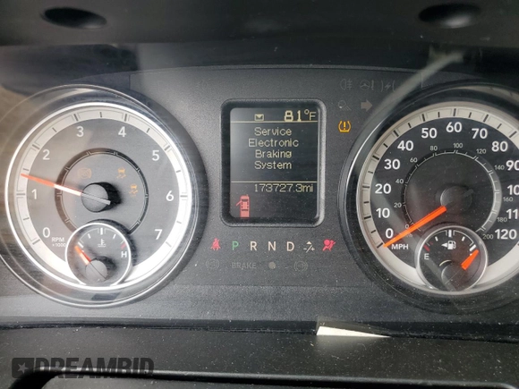 2019 Ram 1500 Classic Tradesman with VIN 3C6JR6DG6KG541192, listed as a Copart auction lot 43459365 with 173,727 mi miles and Salvage Title. Bid and sale history available at carsss.com. Image 9.