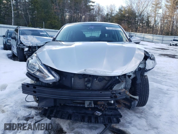 2019 Nissan Sentra SV with VIN 3N1AB7AP1KY272748, listed as a Copart auction lot 46336665 with 55,771 mi miles and Salvage Title. Bid and sale history available at DreamBid. Image 5.