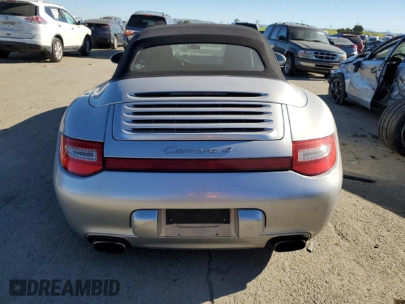 2009 Porsche 911 Carrera with VIN WP0CA29989S740372, listed as a Copart auction lot 87926775 with 59,008 mi miles and Salvage Title. Bid and sale history available at carsss.com. Image 6.