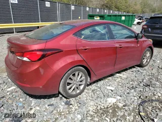 2015 Hyundai Elantra SE with VIN 5NPDH4AE2FH558052, listed as a Copart auction lot 53250095 with 217,444 mi miles and Clean Title. Bid and sale history available at carsss.com. Image 3.