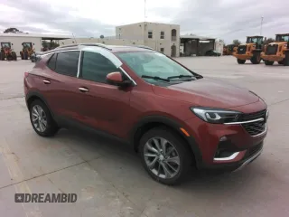2021 Buick Encore GX Essence with VIN KL4MMFSL3MB076378, listed as a Copart auction lot 58874155 with Not provided miles and Salvage title. Bid and sale history available at DreamBid. Image 4.