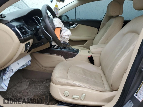 2012 Audi A7 3.0 Premium Plus with VIN WAUYGAFC3CN050160, listed as a Copart auction lot 52373125 with 127,617 mi miles and Clean Title. Bid and sale history available at carsss.com. Image 7.