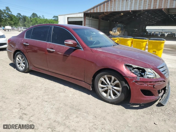 2013 Hyundai Genesis 3.8L with VIN KMHGC4DD9DU212867, listed as a Copart auction lot 52775575 with 0 mi miles and Clean Title. Bid and sale history available at carsss.com. Image 4.