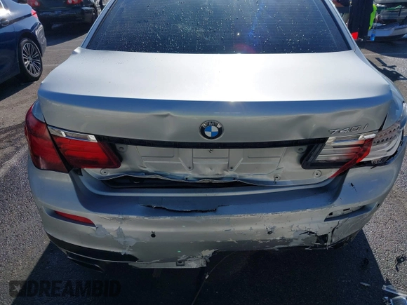 2013 BMW 7 Series 740i with VIN WBAYA6C51DD143836, listed as a IAAI auction lot 39215782 with 176,881 mi miles and . Bid and sale history available at DreamBid. Image 15.