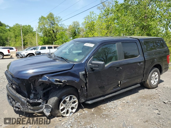 2023 Ford F-150 with VIN 1FTFW1P83PKE89261, listed as a Copart auction lot 56625325 with 9,079 mi miles and Salvage title. Bid and sale history available at DreamBid. Image 1.