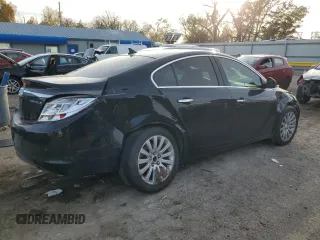 2013 Buick Regal Turbo Premium 2 with VIN 2G4GT5GV2D9240663, listed as a Copart auction lot 82226844 with 130,432 mi miles and Salvage title. Bid and sale history available at DreamBid. Image 3.