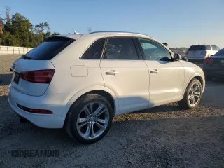 2015 Audi Q3 Prestige z VIN WA1FFCFS3FR000821, wystawiony jako Copart lot #80107514 z przebiegiem 38 841 mil mil oraz Szkoda całkowita • Salvage title. Historia ofert i sprzedaży dostępna na DreamBid. Obrazek 3.