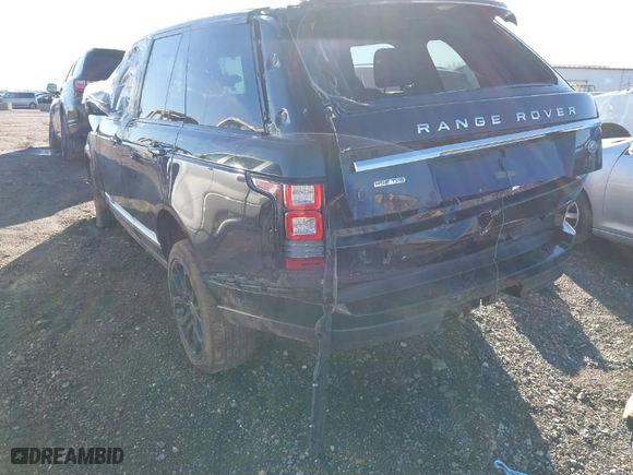 2016 Land Rover Range Rover Diesel HSE with VIN SALGS2KF3GA246575, listed as a IAAI auction lot 41190046 with 90,123 mi miles. Bid and sale history available at carsss.com. Image 3.