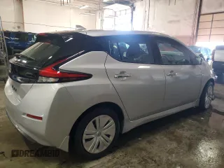 2025 Nissan LEAF S with VIN 1N4AZ1BV0SC550573, listed as a Copart auction lot 83571314 with 4,604 mi miles and Salvage Title. Bid and sale history available at carsss.com. Image 3.