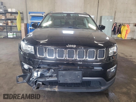 2018 Jeep Compass Latitude with VIN 3C4NJDBB0JT180531, listed as a Copart auction lot 64718445 with 45,407 mi miles and Salvage title. Bid and sale history available at DreamBid. Image 5.