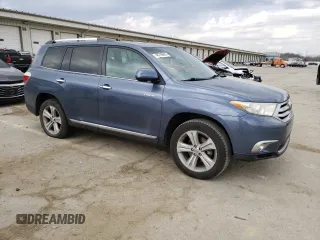 2012 Toyota Highlander Limited with VIN 5TDDK3EH9CS154252, listed as a Copart auction lot 48169895 with 225,493 mi miles and Salvage title. Bid and sale history available at DreamBid. Image 4.