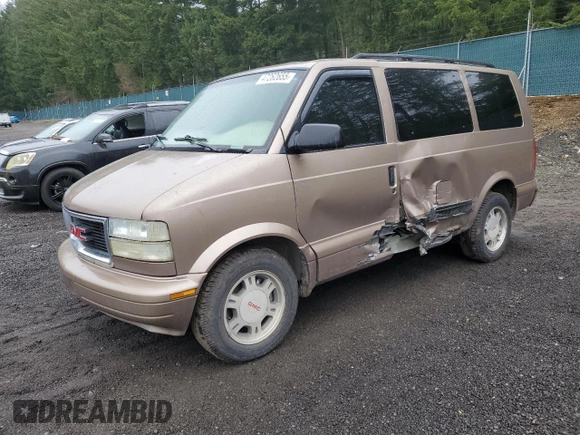 2003 GMC Safari z VIN 1GKEL19X43B503725, wystawiony jako Copart lot #47262655 z przebiegiem 208 200 mil mil oraz Szkody całkowita. Historia ofert i sprzedaży dostępna na DreamBid. Obrazek 1.