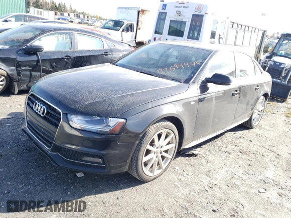 2015 Audi A4 Komfort z VIN WAUBFCFL1FN002925, wystawiony jako Copart lot #72594444 z przebiegiem 132 461 mil mil oraz Szkoda całkowita • Salvage title. Historia ofert i sprzedaży dostępna na DreamBid. Obrazek 1.