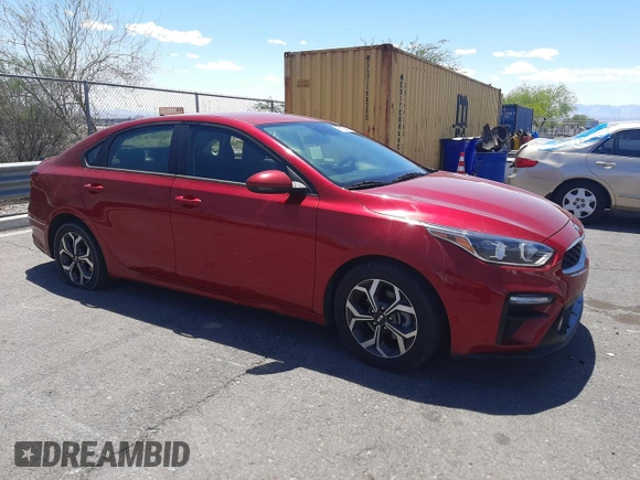 2019 Kia Forte LXS with VIN 3KPF24AD5KE062212, listed as a Copart auction lot 56735895 with 65,805 mi miles and Salvage title. Bid and sale history available at DreamBid. Image 4.