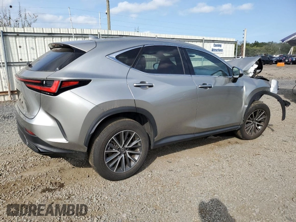 2022 Lexus NX with VIN JTJAGCEZ8N2003942, listed as a Copart auction lot 71154054 with 28,026 mi miles and Salvage Title. Bid and sale history available at carsss.com. Image 3.