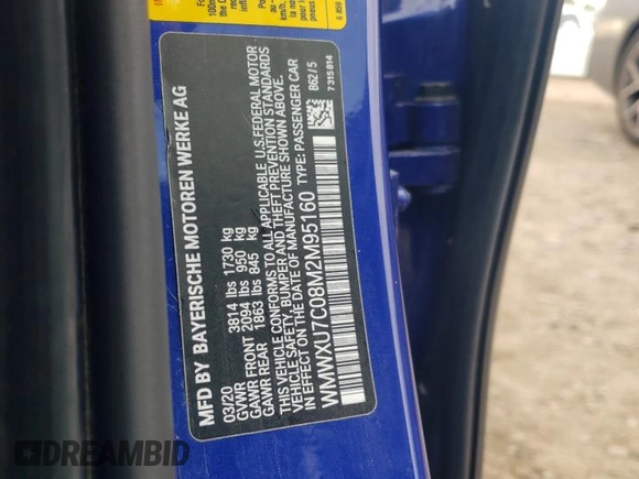 2021 MINI Hardtop 4 Door Oxford Edition z VIN WMWXU7C08M2M95160, wystawiony jako Copart lot #74030274 z przebiegiem 33 688 mil mil oraz Szkoda całkowita • Salvage title. Historia ofert i sprzedaży dostępna na DreamBid. Obrazek 12.