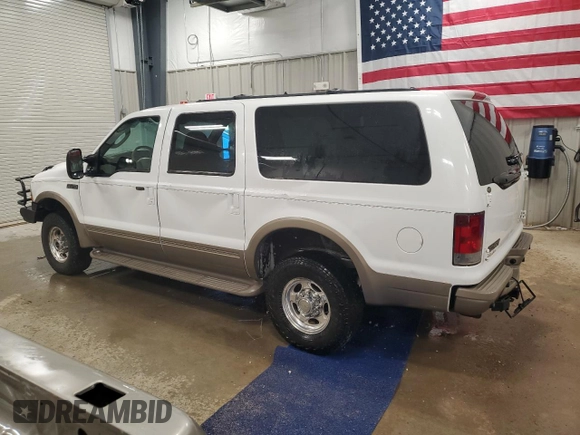 2003 Ford Excursion с VIN 1FMSU45F83EA56921, выставлен на аукционе Copart как лот 49847395 с пробегом 264 040 миль миль и Чистый • Clean title. История ставок и продаж доступна на DreamBid. Изображение 2.