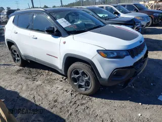 2023 Jeep Compass Trailhawk с VIN 3C4NJDDN9PT573539, выставлен на аукционе IAAI как лот 41364070 с пробегом 8 808 миль миль и . История ставок и продаж доступна на DreamBid. Изображение 1.