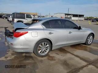 2016 Infiniti Q50 2.0t Premium with VIN JN1CV7AP3GM202596, listed as a Copart auction lot 50618035 with 135,679 mi miles and Salvage Title. Bid and sale history available at carsss.com. Image 3.