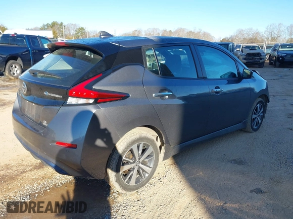 2022 Nissan LEAF S Plus with VIN 1N4BZ1BV2NC554567, listed as a IAAI auction lot 41281401 with 50,684 mi miles and . Bid and sale history available at DreamBid. Image 4.