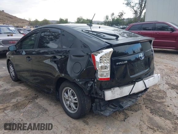 2010 Toyota Prius II with VIN JTDKN3DU6A0181406, listed as a IAAI auction lot 41512820 with 204,839 mi miles. Bid and sale history available at carsss.com. Image 3.