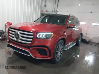 2025 Mercedes-Benz GLS with VIN 4JGFF5KEXSB291866, listed as a IAAI auction lot 41556256 with 4,804 mi miles. Bid and sale history available at carsss.com. Image 19.
