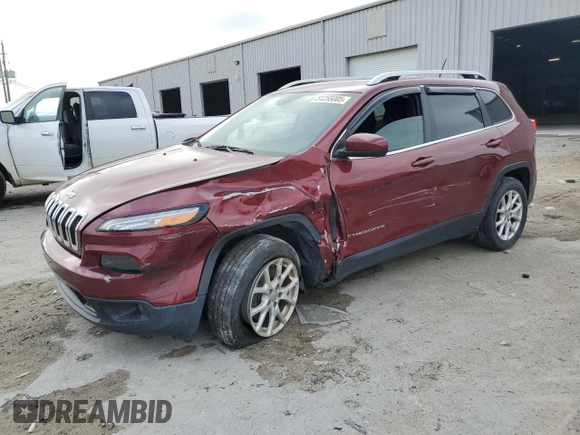 2018 Jeep Cherokee Latitude with VIN 1C4PJLCB5JD605782, listed as a Copart auction lot 51255005 with 56,077 mi miles and Salvage Title. Bid and sale history available at carsss.com. Image 1.
