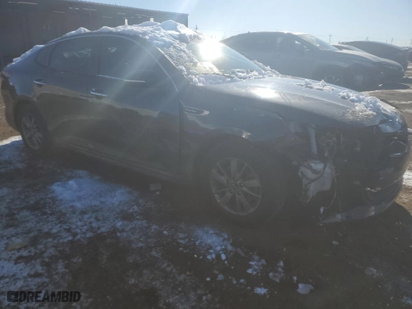 2017 Kia Optima LX 1.6T with VIN 5XXGT4L11HG142983, listed as a Copart auction lot 42417035 with 96,235 mi miles and Salvage Title. Bid and sale history available at carsss.com. Image 4.