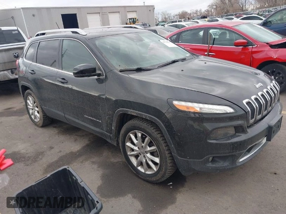 2014 Jeep Cherokee Limited with VIN 1C4PJLDS7EW283526, listed as a IAAI auction lot 41718517 with 129,868 mi miles. Bid and sale history available at carsss.com. Image 1.