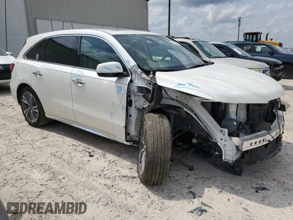 2019 Acura MDX Sport Hybrid w/Technology Pkg with VIN 5J8YD7H53KL000884, listed as a Copart auction lot 59108484 with 63,513 mi miles and Non Repairable. Bid and sale history available at carsss.com. Image 4.