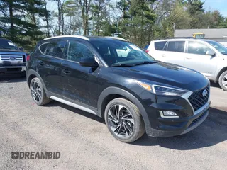 2021 Hyundai Tucson Ultimate with VIN KM8J33ALXMU407601, listed as a IAAI auction lot 42054706 with 66,347 mi miles and . Bid and sale history available at DreamBid. Image 1.