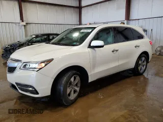 2014 Acura MDX z VIN 5FRYD4H22EB011190, wystawiony jako Copart lot #60420825 z przebiegiem 60 010 mil mil oraz Szkoda całkowita • Salvage title. Historia ofert i sprzedaży dostępna na DreamBid. Obrazek 1.
